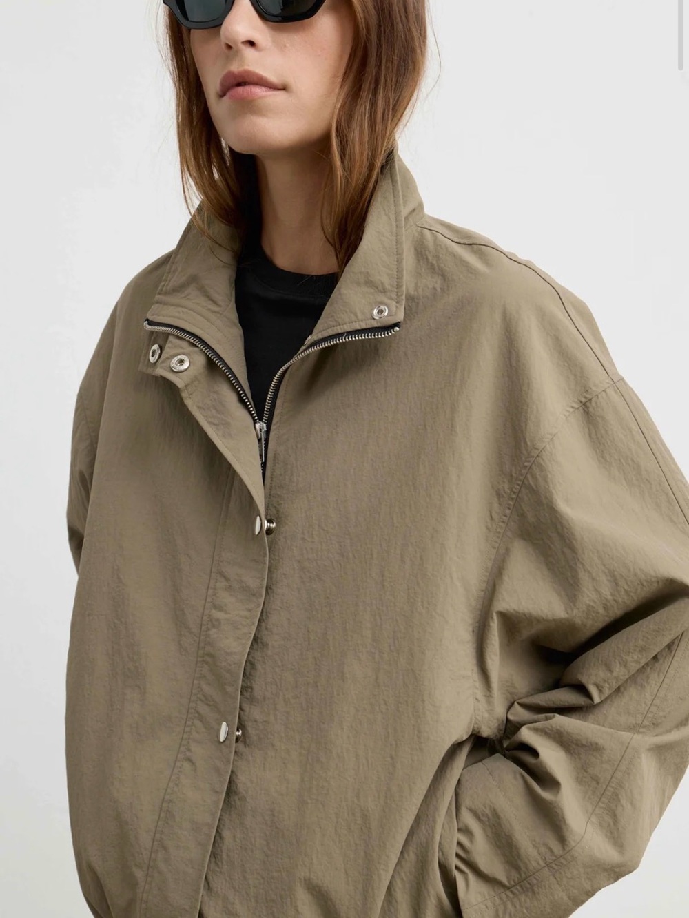 Almina Concept Khaki Women's Casual Jacket - Picture 2 of 6